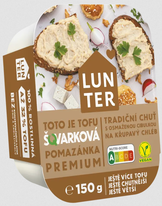 Tofu šqvarková pomazánka  115 g Lunter 
